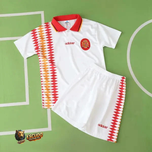 CAMISETA ESPAÑA II 1994 RETRO EQUIPACIÓN PARA NIÑOS