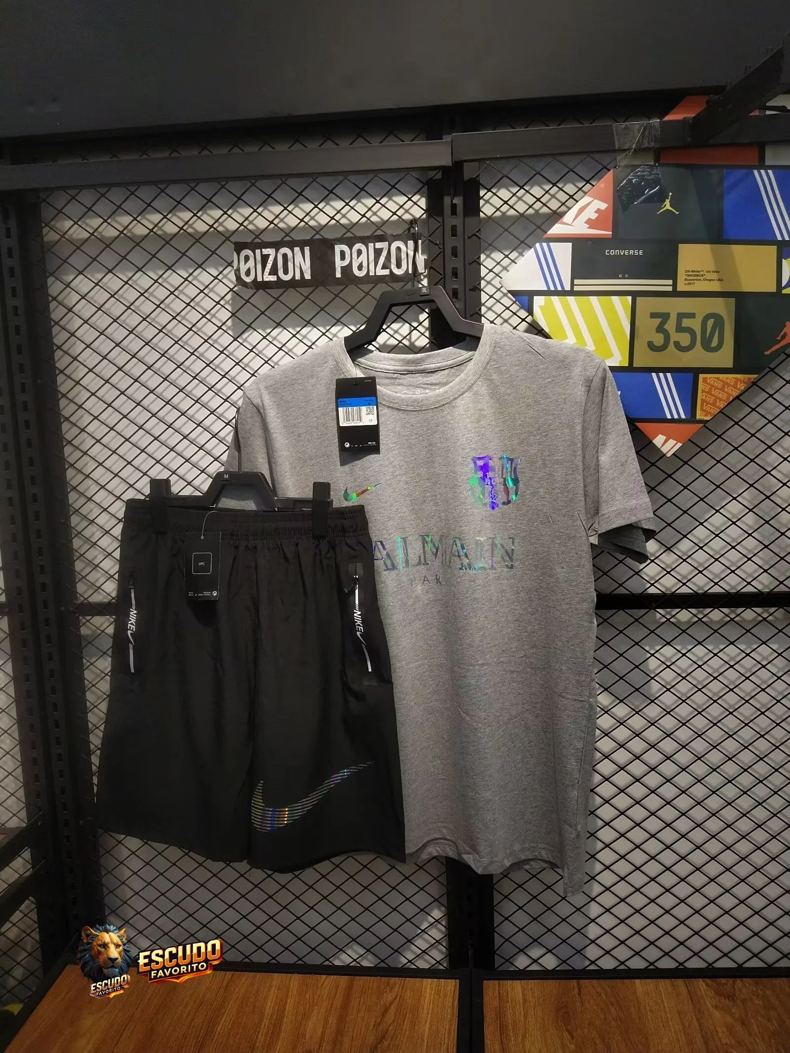 CONJUNTO BARCELONA EDICIÓN LIMITADA BALMAIN PARIS GRIS 24/25 HOMBRE