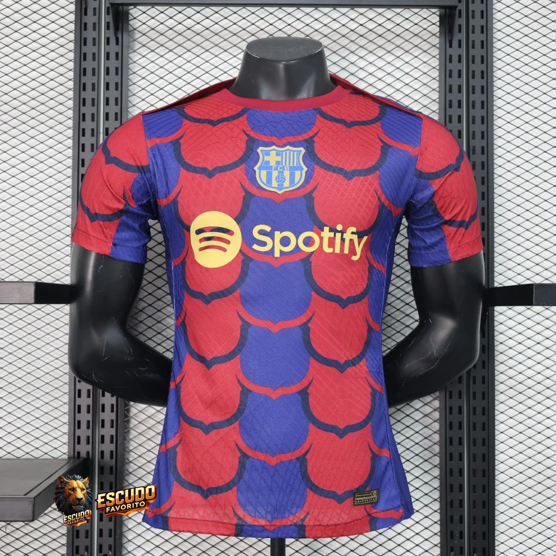 CAMISETA BARCELONA CALENTAMIENTO I 24/25 HOMBRE (VERSIÓN JUGADOR)