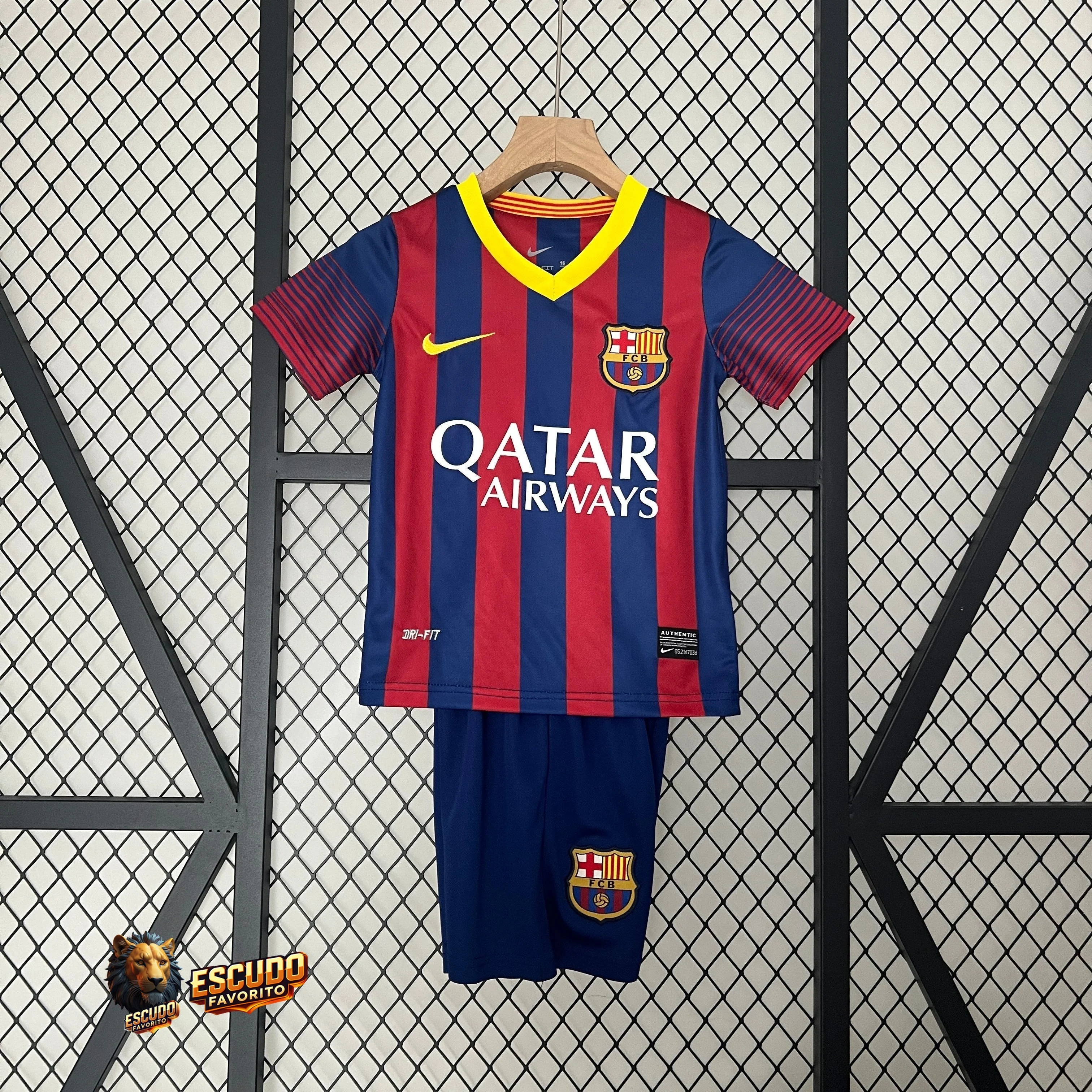 CAMISETA BARCELONA I 13/14 EQUIPACIÓN PARA NIÑOS (RETRO)