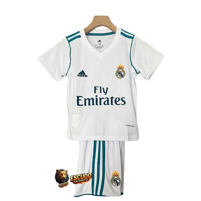 CAMISETA REAL MADRID I 17/18 EQUIPACIÓN PARA NIÑOS (RETRO)