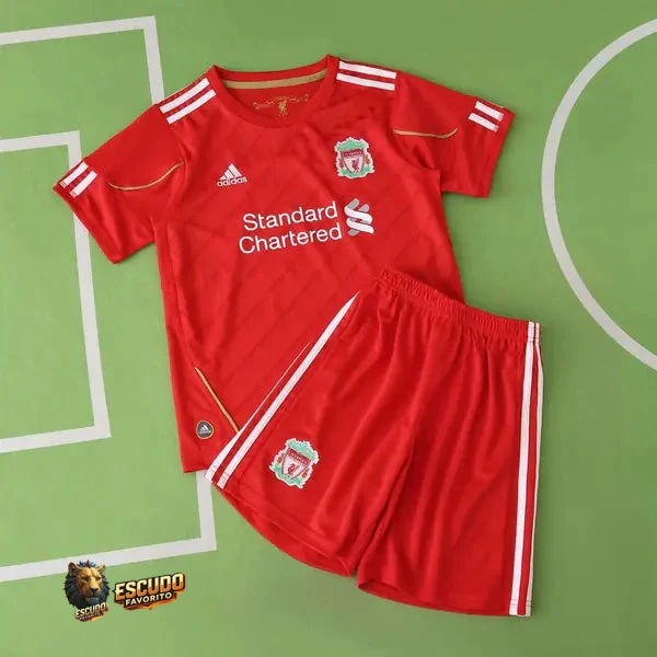 CAMISETA LIVERPOOL I 2010 RETRO EQUIPACIÓN PARA NIÑOS
