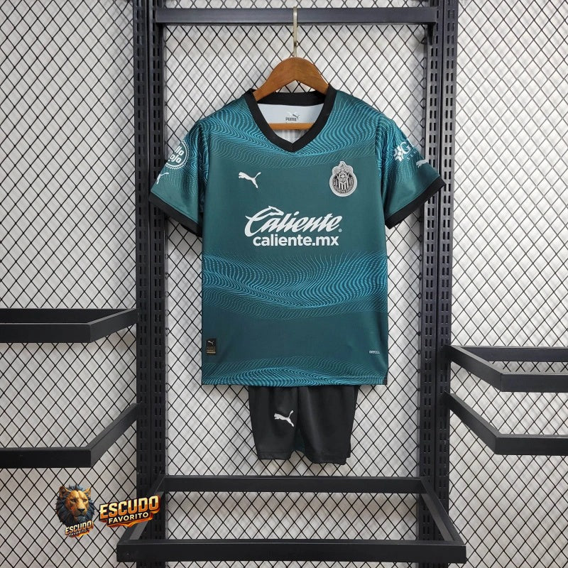 CAMISETA CHIVAS GUADALAJARA III 23/24 EQUIPACIÓN PARA NIÑOS
