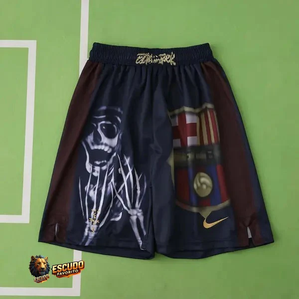 PANTALONES CORTOS BARCELONA X TRAVIS SCOTT HOMBRE RETRO