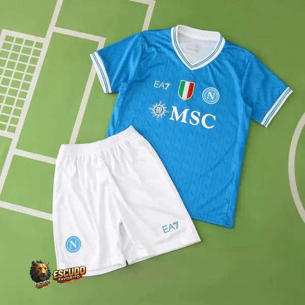 NAPOLI I 25/26 EQUIPACIÓN PARA NIÑOS