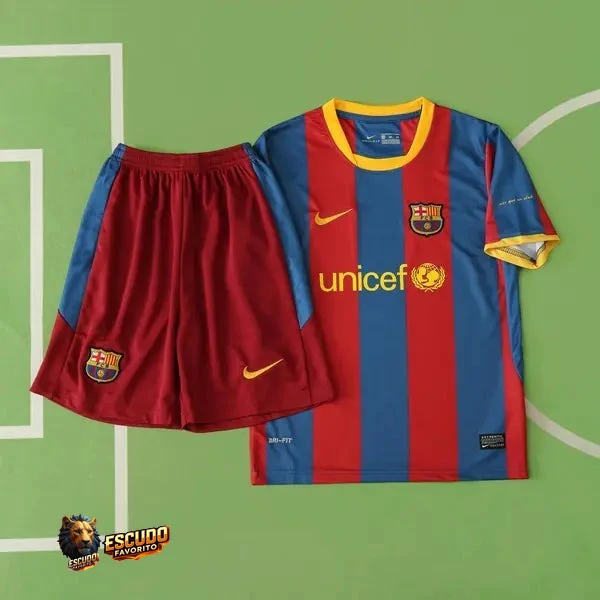 BARCELONA I 10/11 EQUIPACIÓN PARA NIÑOS RETRO HOMBRE