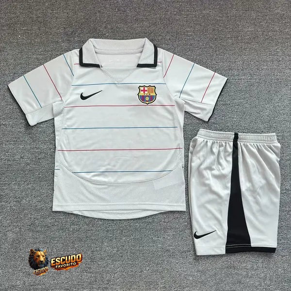 BARCELONA II 03-04 EQUIPACIÓN PARA NIÑOS RETRO