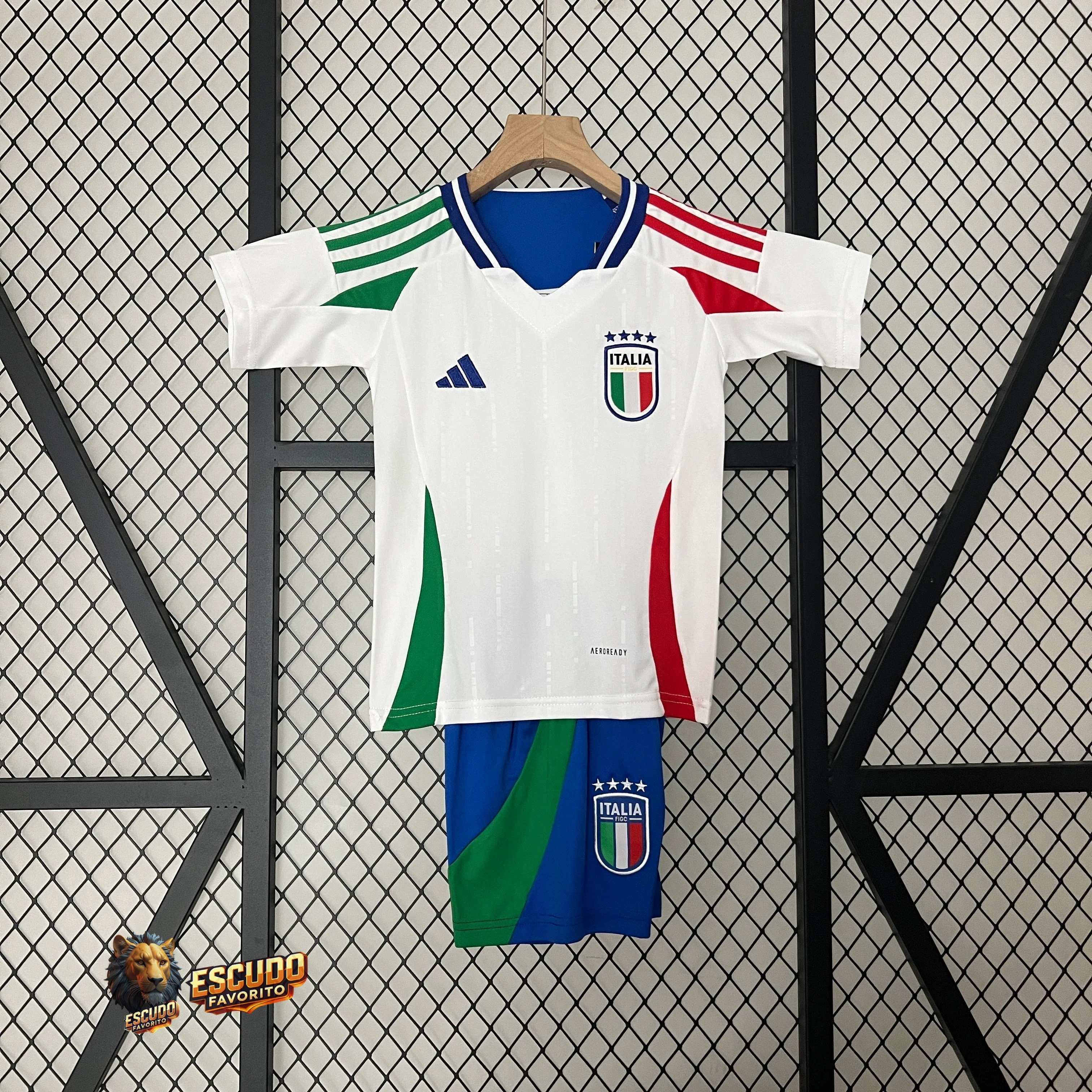 CAMISETA ITALIA II EURO 2024 EQUIPACIÓN PARA NIÑOS
