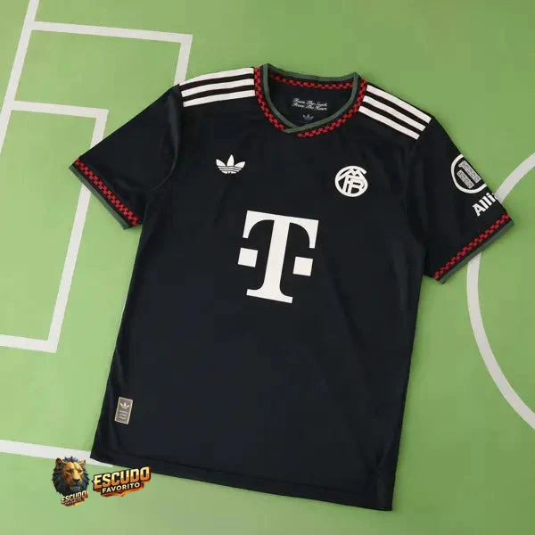 CAMISETA BAYERN MUNICH III NEGRA 25/26 HOMBRE (VERSIÓN JUGADOR)