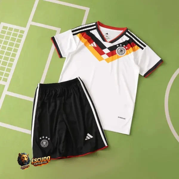 CAMISETA ALEMANIA I 2026 MUNDIAL EQUIPACIÓN PARA NIÑOS