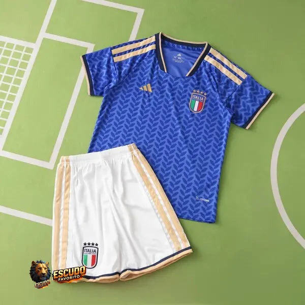 CAMISETA ITALIA I 2026 MUNDIAL EQUIPACIÓN PARA NIÑOS