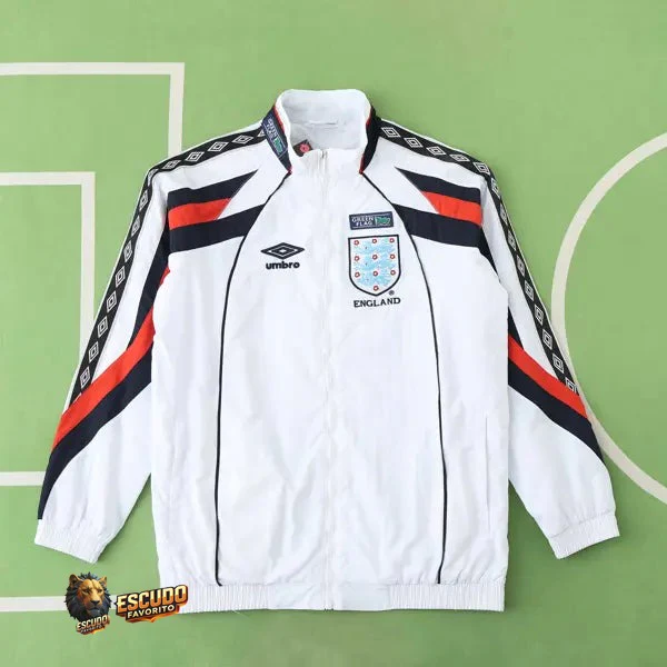 CHANDAL INGLATERRA RETRO 1998 BLANCA