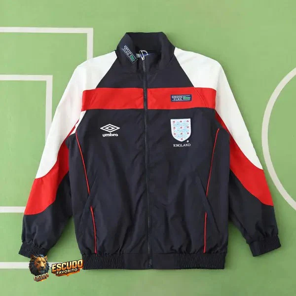 CHANDAL INGLATERRA RETRO 1998 NEGRA