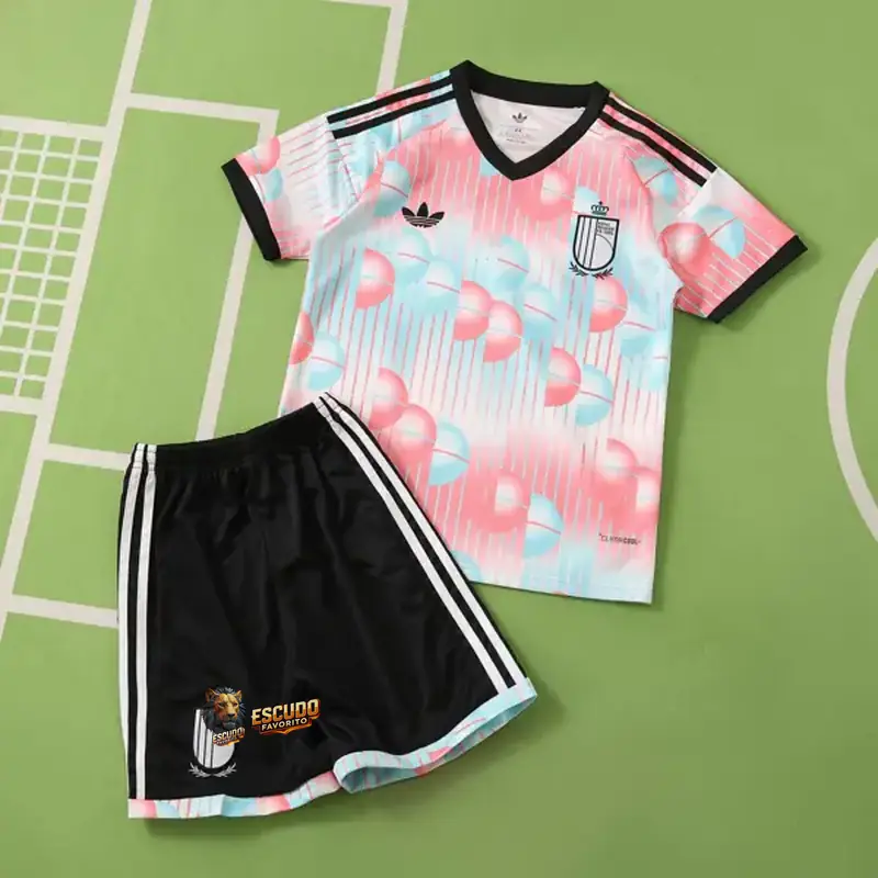 CAMISETA BELGICA II 2026 MUNDIAL EQUIPACIÓN PARA NIÑOS