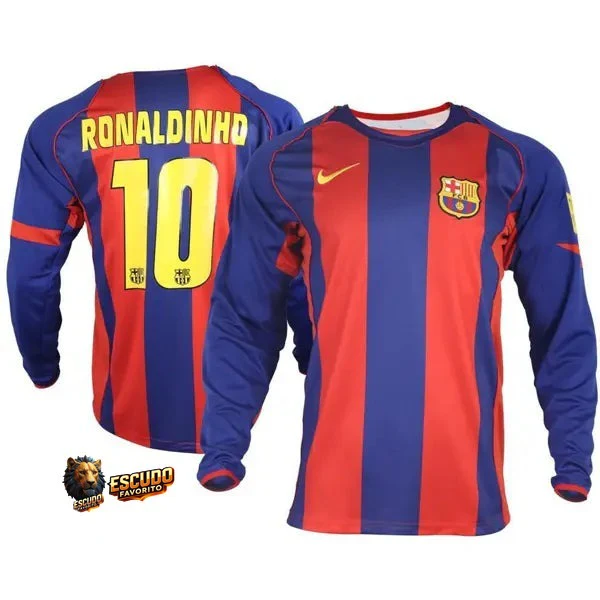 BARCELONA I 04/05 HOMBRE (RETRO) MANGA LARGA