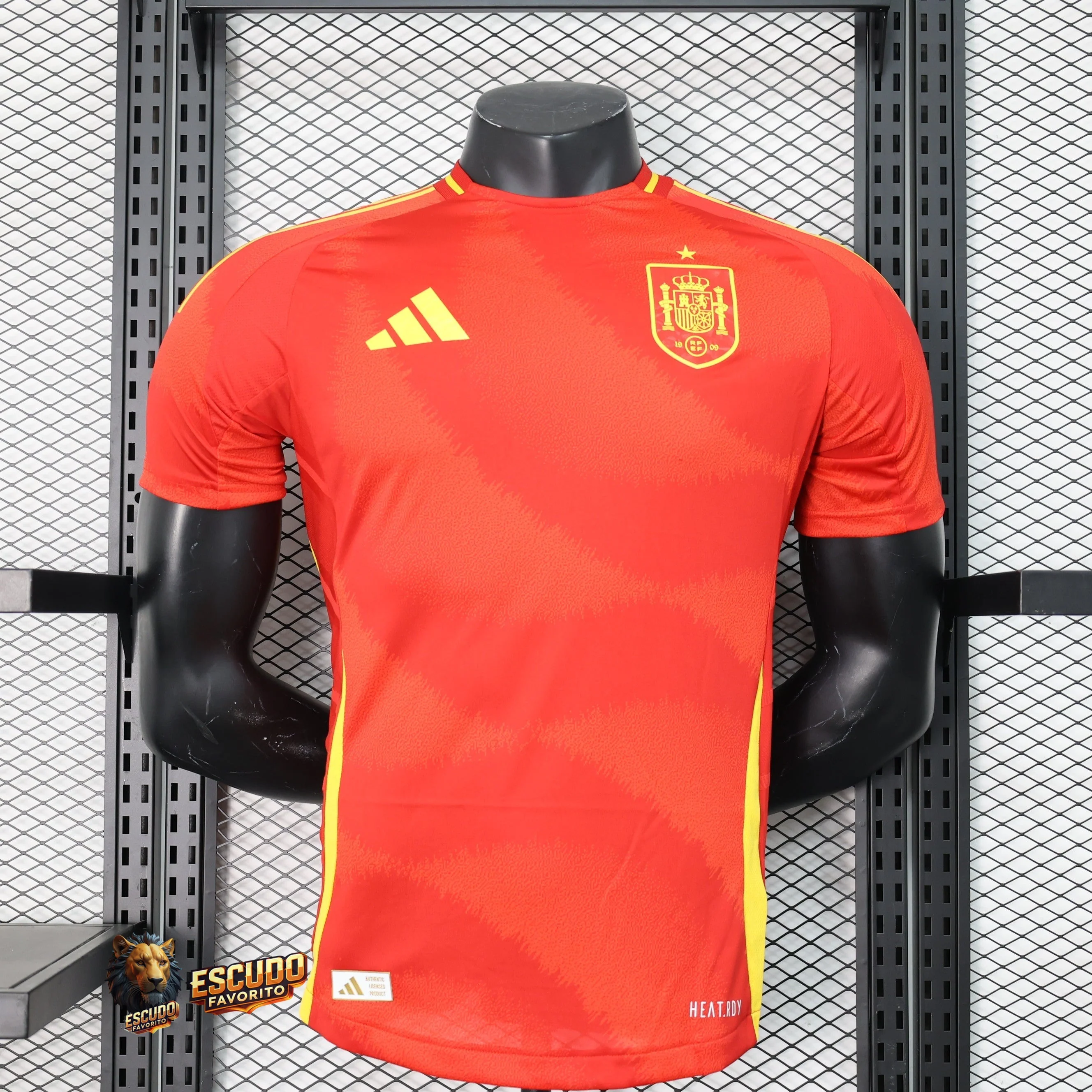 CAMISETA ESPAÑA I EURO 2024 HOMBRE (VERSIÓN JUGADOR)