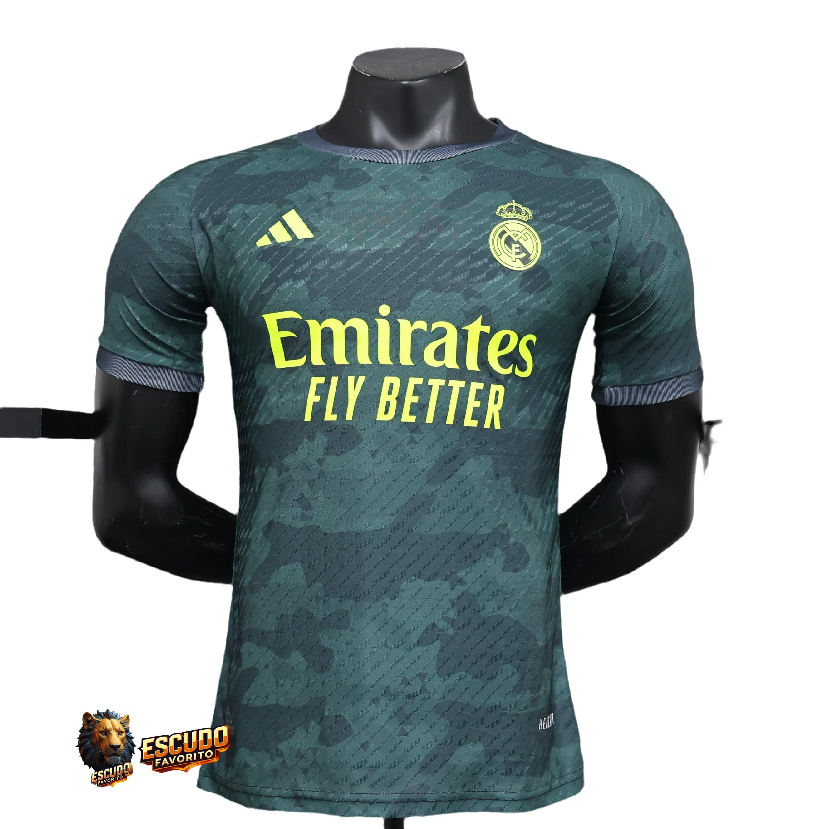 CAMISETA REAL MADRID EDICIÓN LIMITADA VERDE 24/25 HOMBRE (VERSIÓN JUGADOR)