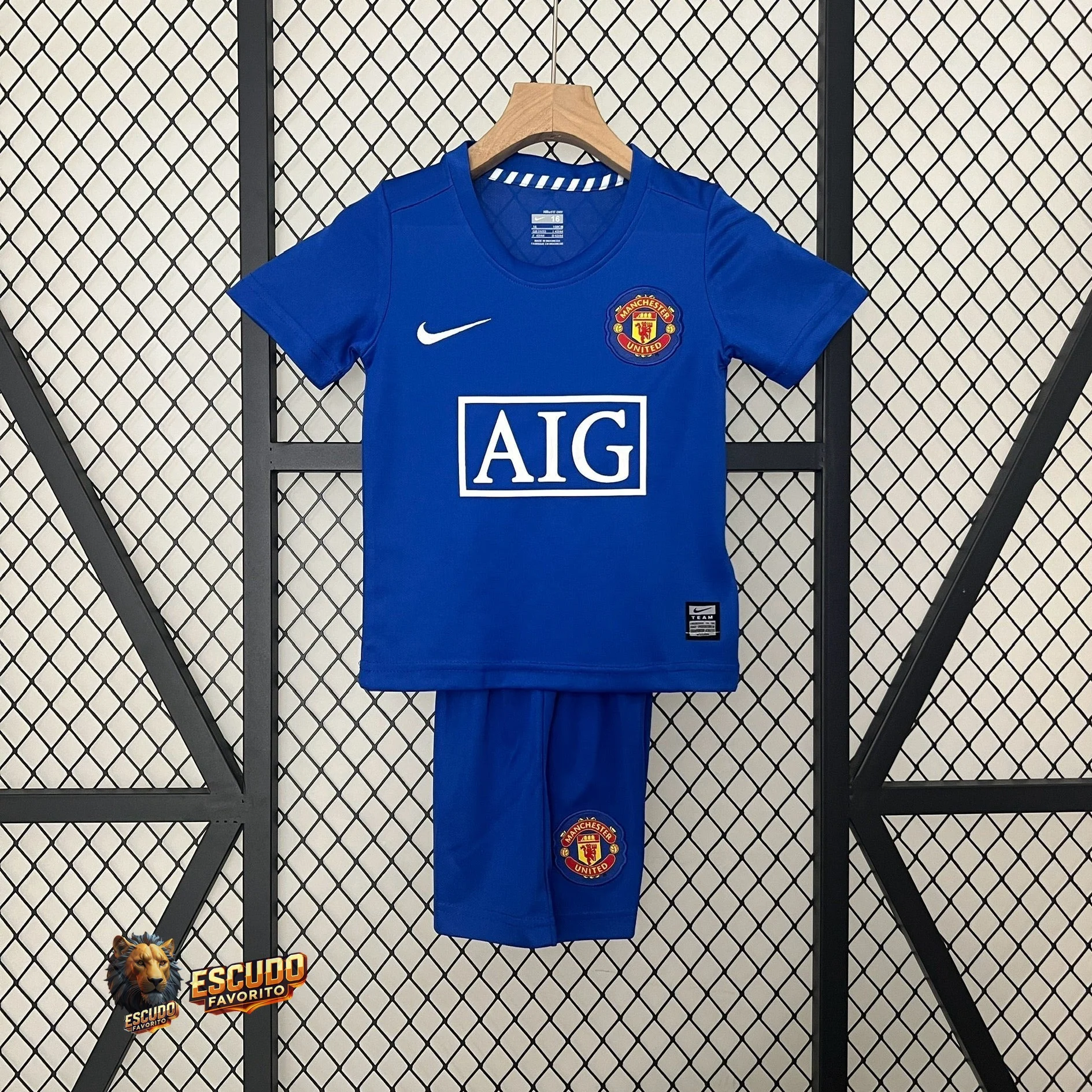 CAMISETA MANCHESTER UNITED III 08/09 EQUIPACIÓN PARA NIÑOS (RETRO)
