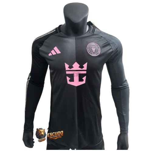 MIAMI II 25/26 HOMBRE NEGRA MANGA LARGA VERSIÓN JUGADOR