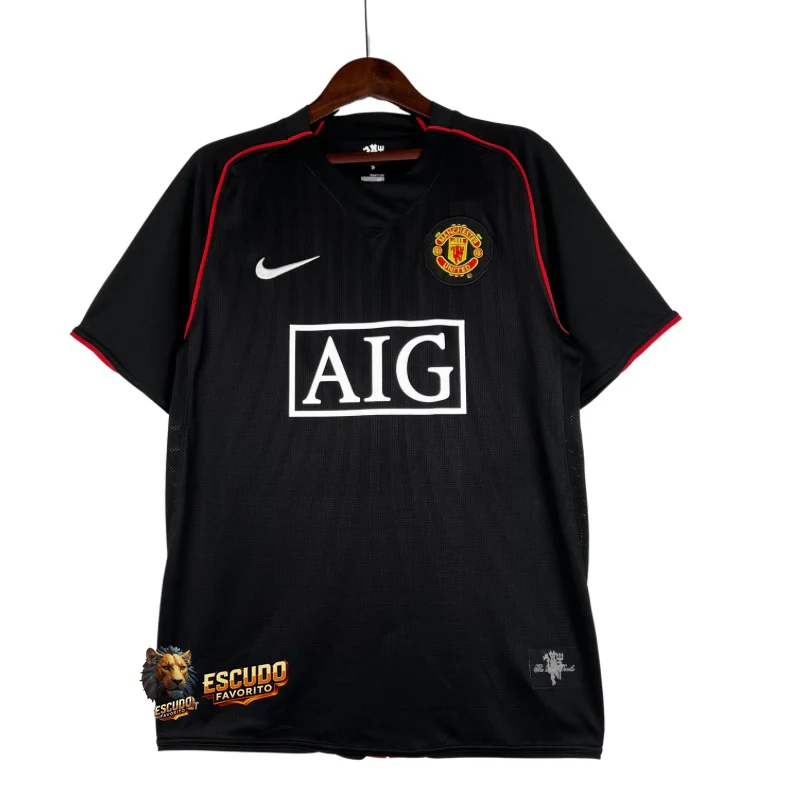 MANCHESTER UNITED II 07/08 NEGRA HOMBRE (RETRO)