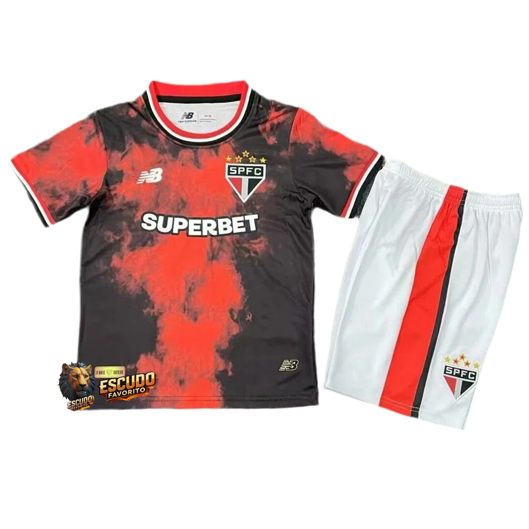 CAMISETA SÃO PAULO  III 24/25 EQUIPACIÓN PARA NIÑOS