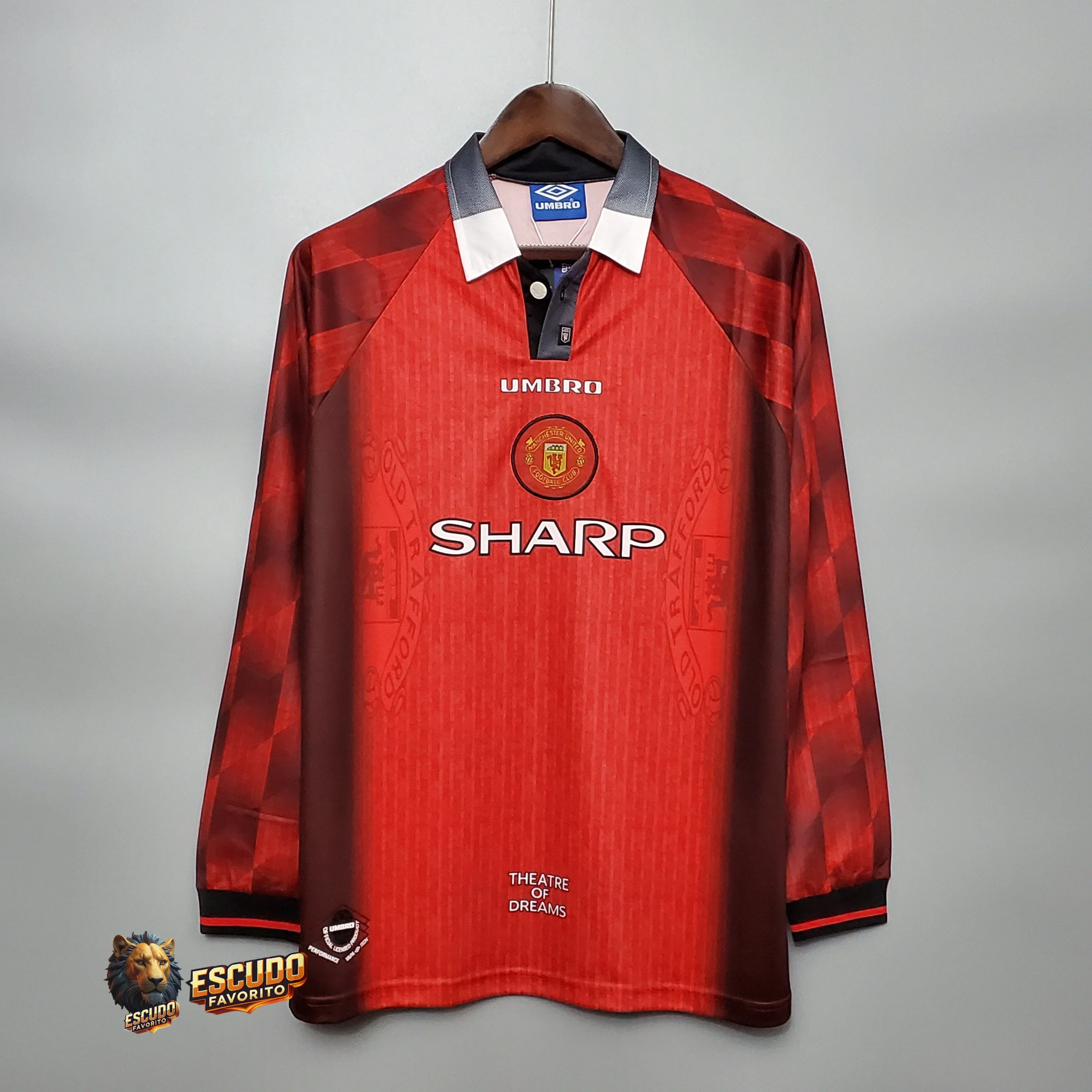 MANCHESTER UNITED I 1996 HOMBRE (RETRO) MANGA LARGA