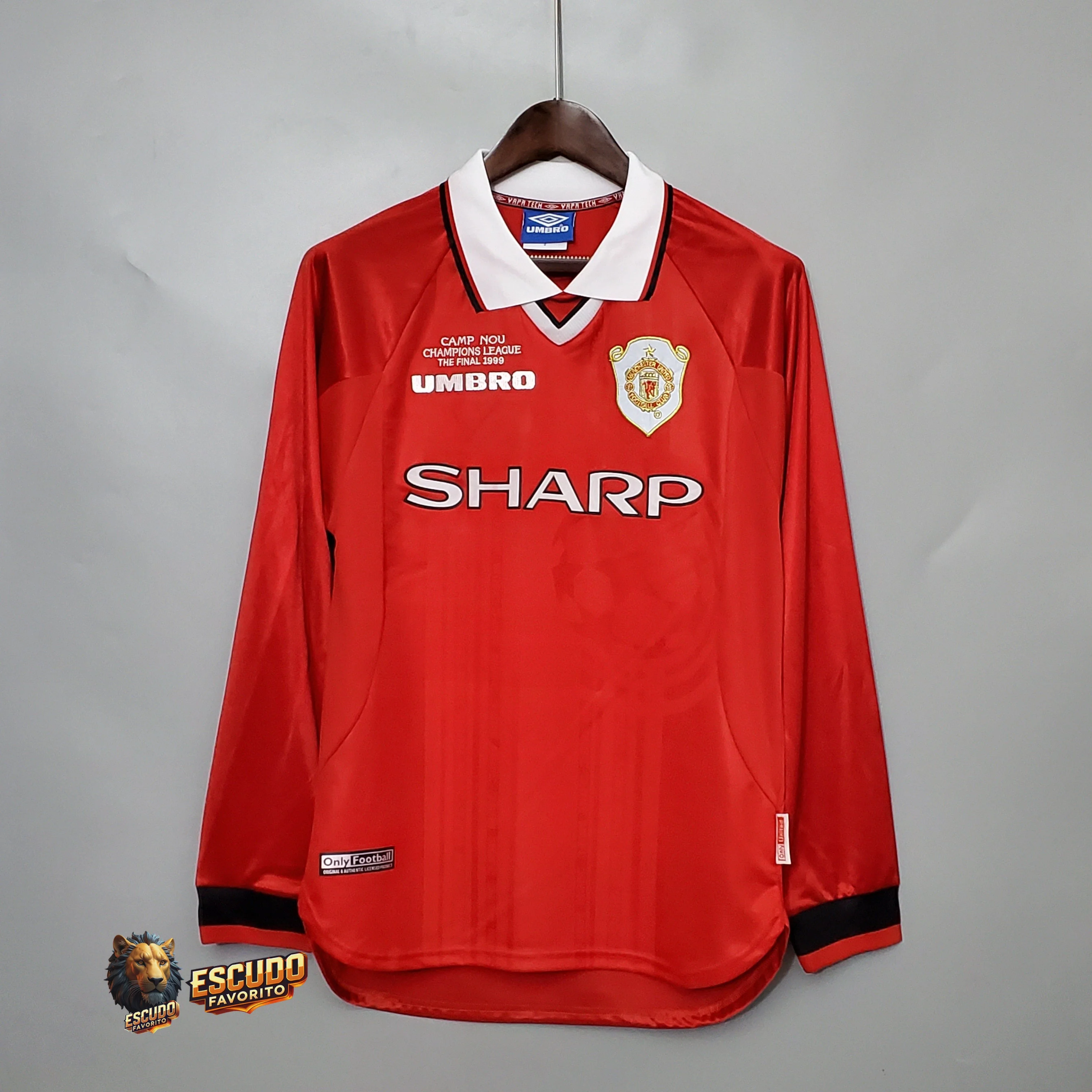 MANCHESTER UNITED I 99/00 HOMBRE (RETRO) MANGA LARGA
