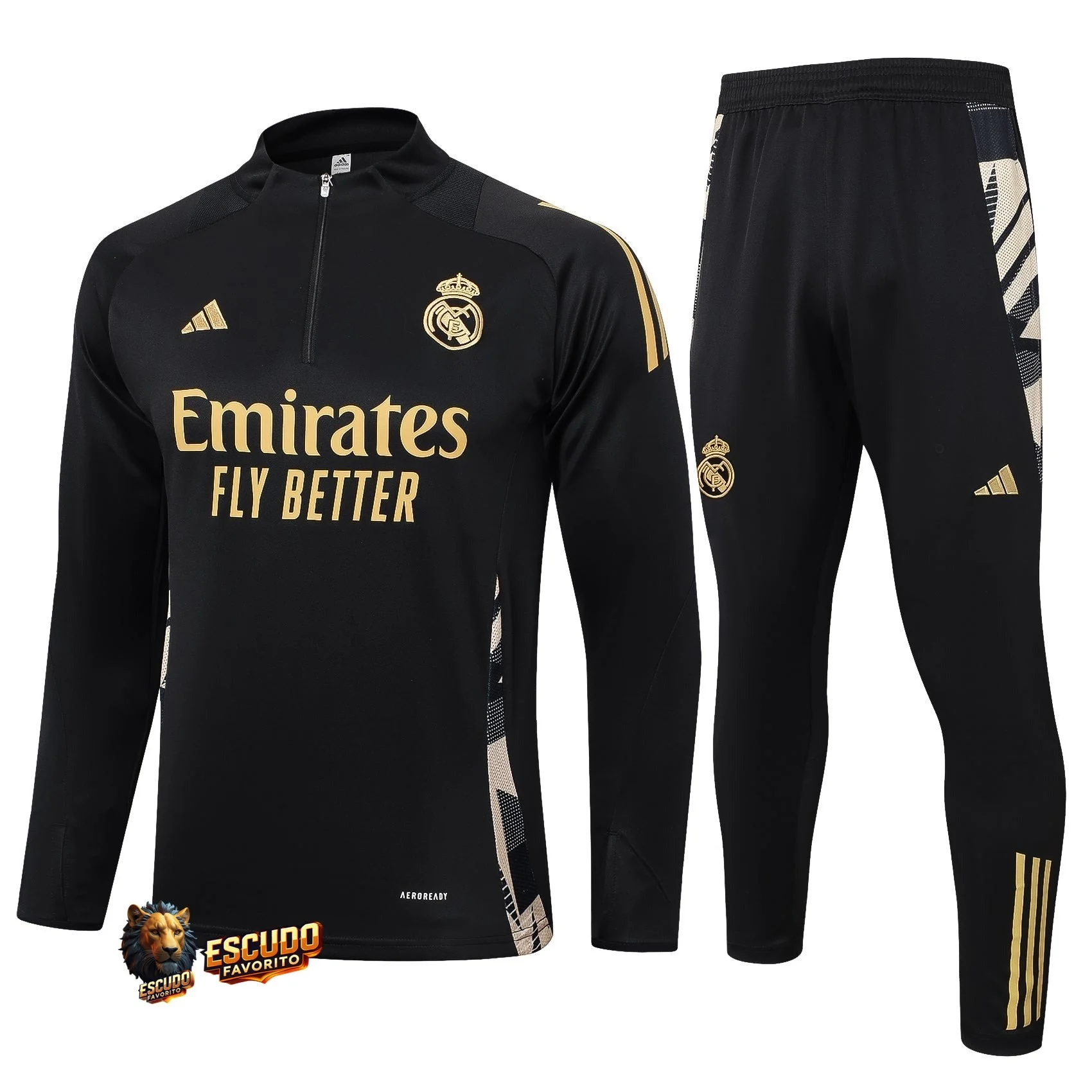 CONJUNTO LARGA REAL MADRID ENTRENAMIENTO XIX 24/25 HOMBRE