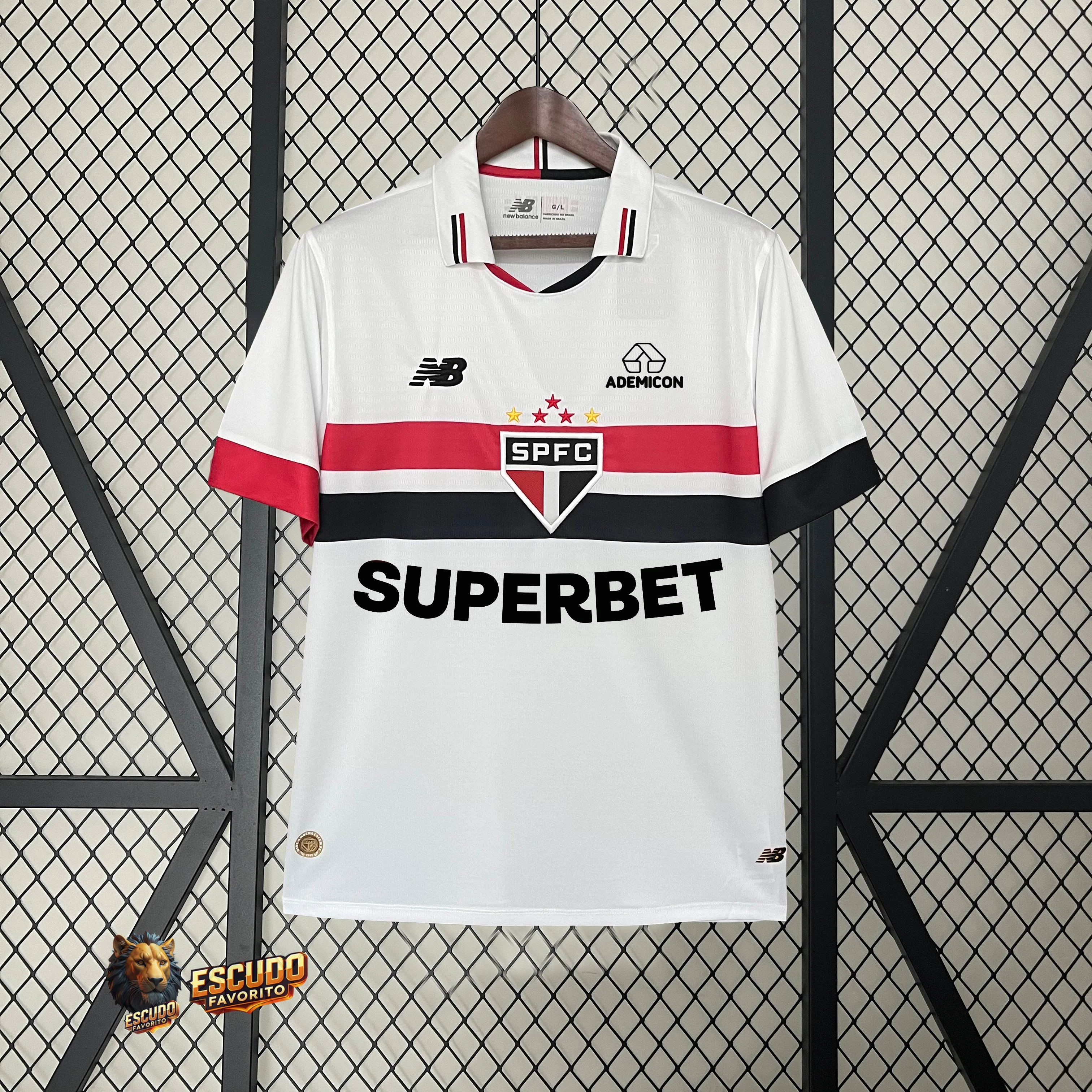 CAMISETA SÃO PAULO I TODOS LOS PATROCINADORES 24/25 HOMBRE