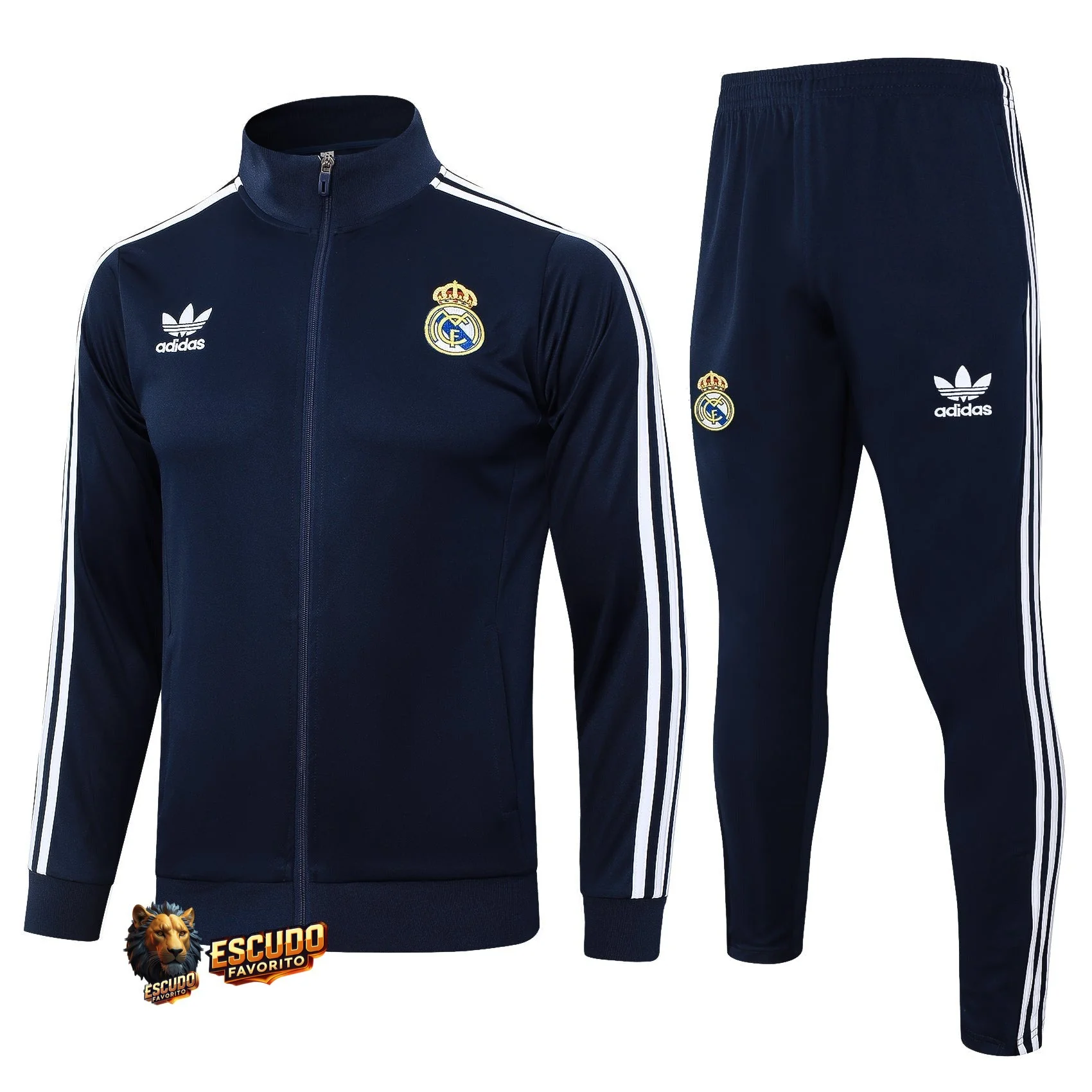 CONJUNTO LARGA REAL MADRID ENTRENAMIENTO XII 24/25 HOMBRE