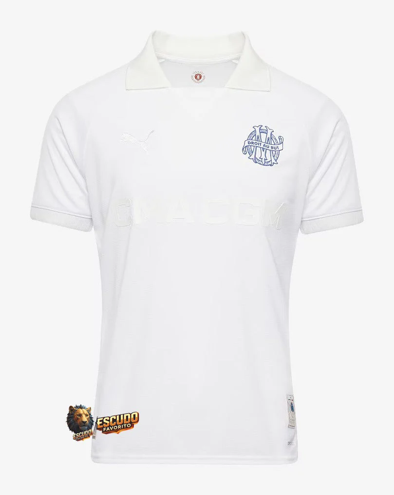 OLYMPIQUE DE MARSEILLE ANIVERSARIO 125th 24/25 BLANCA HOMBRE