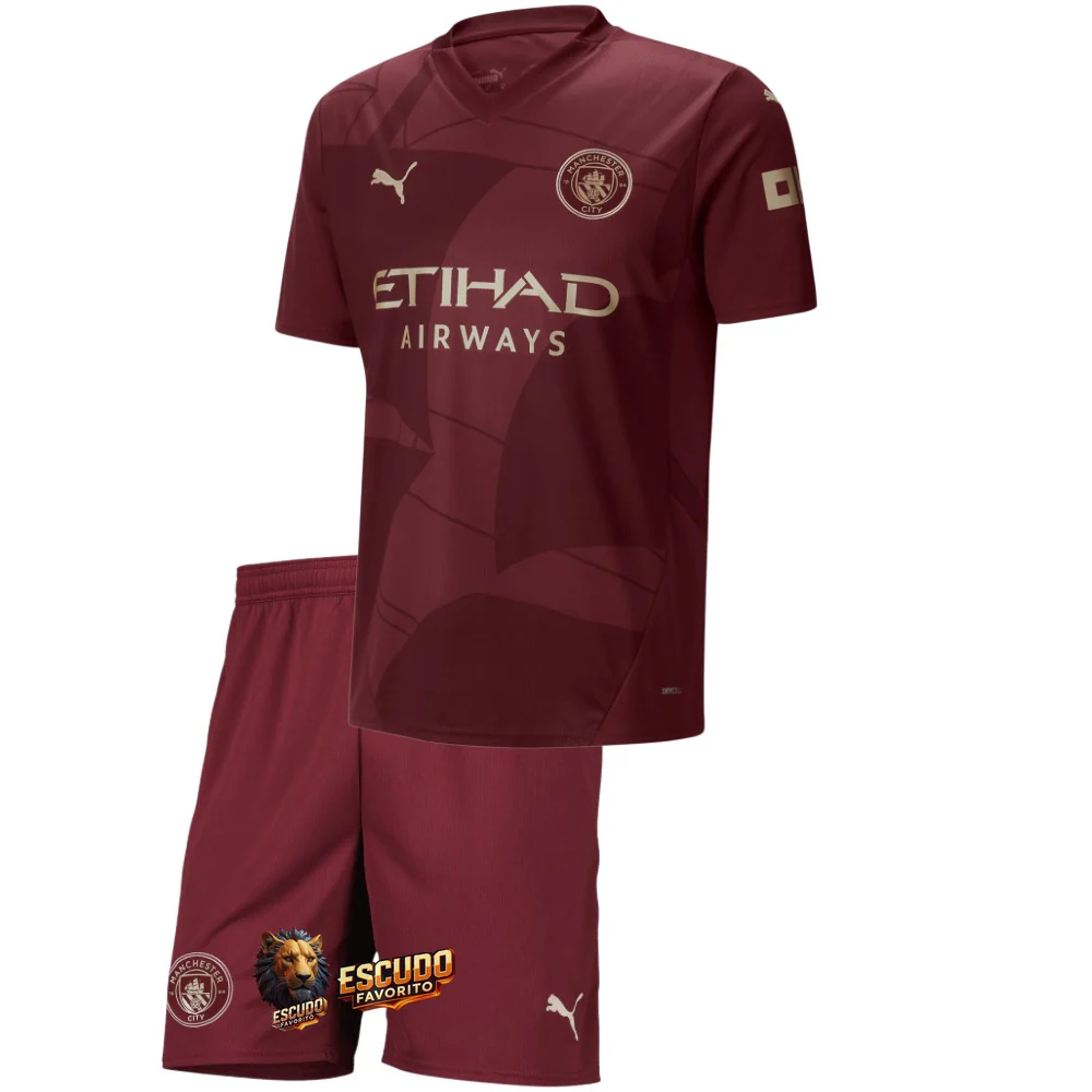 CAMISETA MANCHESTER CITY III 24/25 EQUIPACIÓN PARA NIÑOS