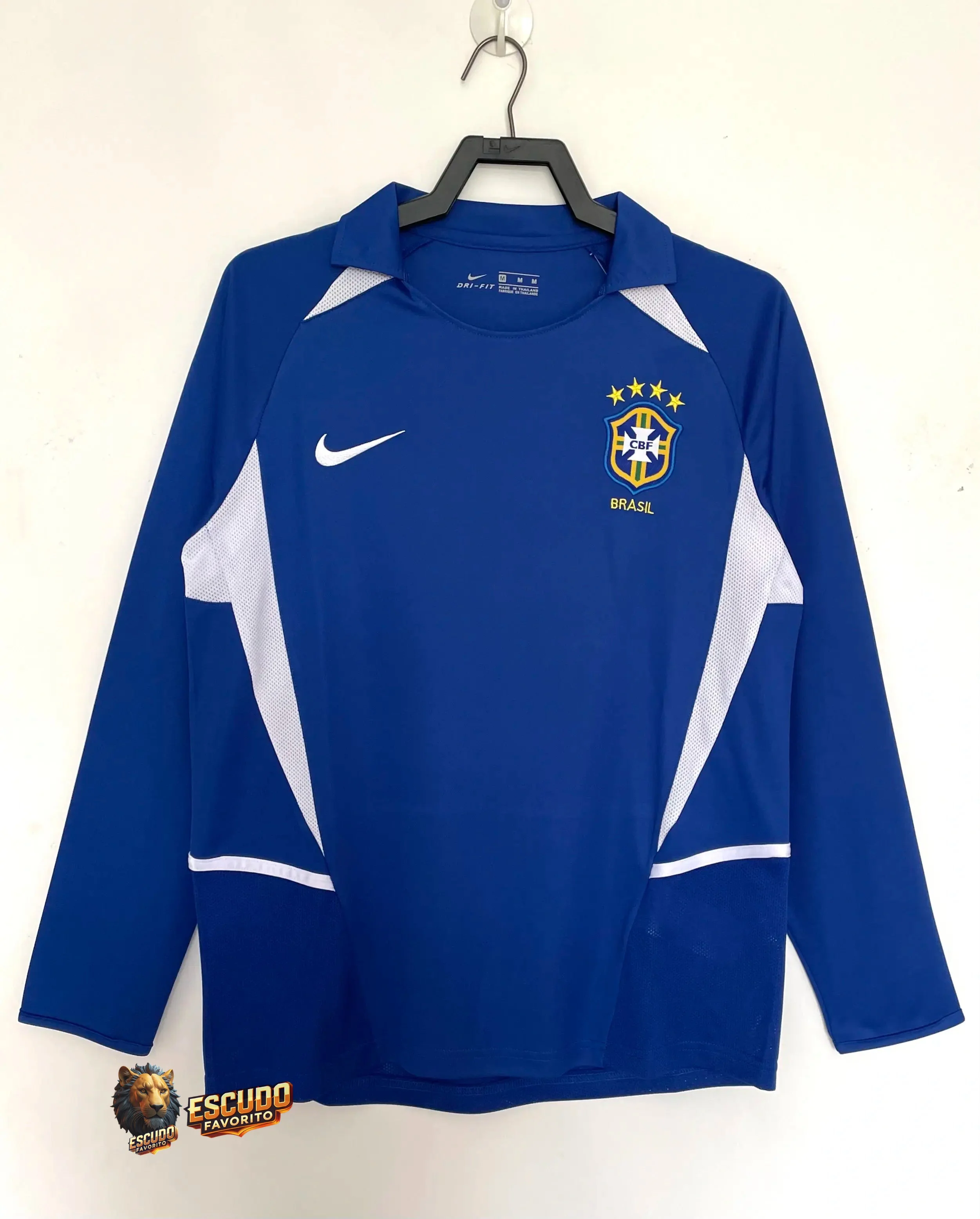 BRASIL II 2002 HOMBRE (RETRO) MANGA LARGA