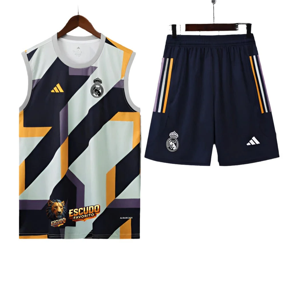 CONJUNTO SIN MANGAS REAL MADRID ENTRENAMIENTO I 23/24 HOMBRE