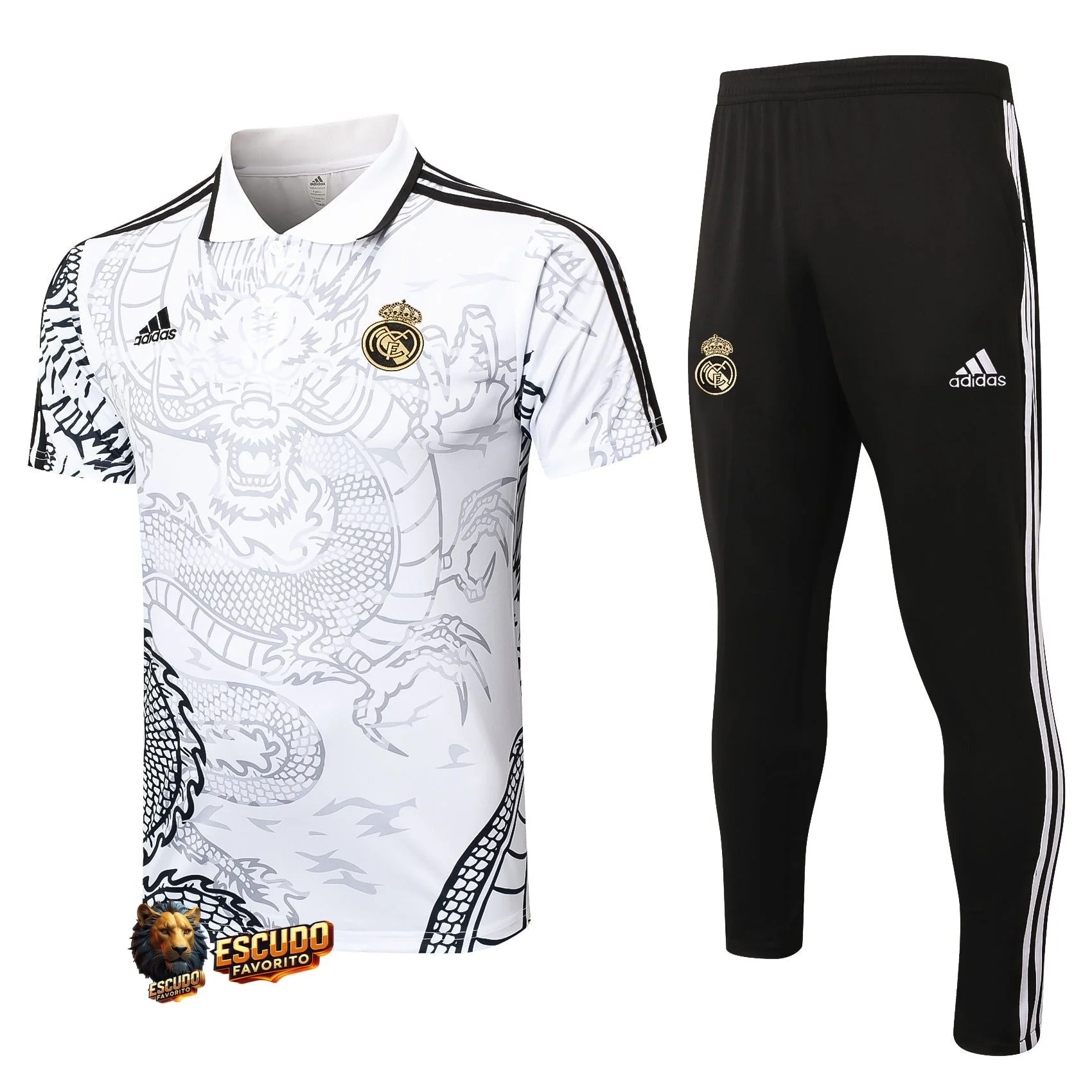CONJUNTO POLO REAL MADRID ENTRENAMIENTO XXIII 24/25 HOMBRE