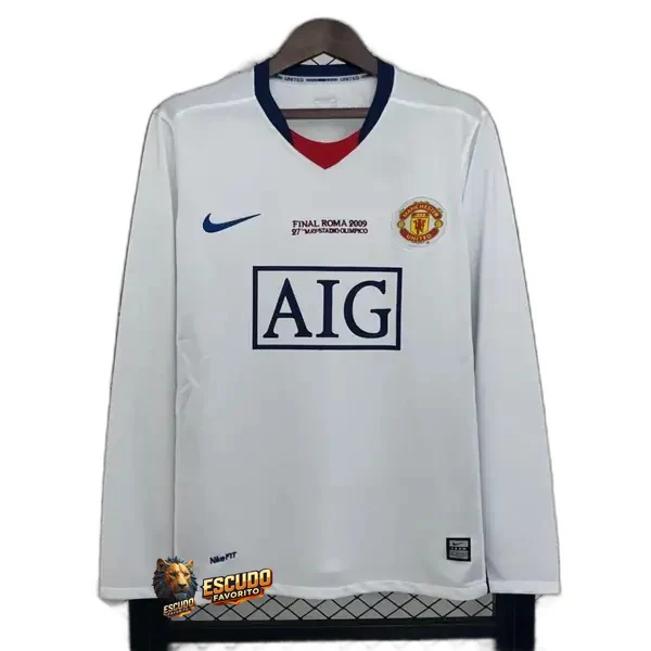 MANCHESTER UNITED II EDICIÓN CHAMPIONS LEAGUE RETRO HOMBRE MANGA LARGA
