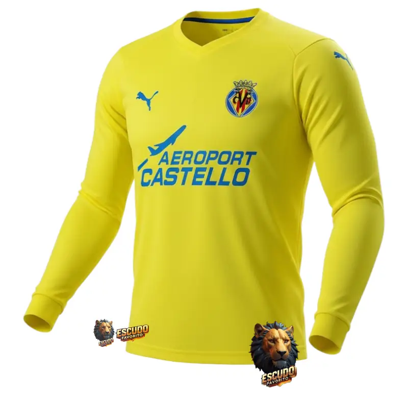 VILLARREAL I 08/09 HOMBRE RETRO MANGA LARGA