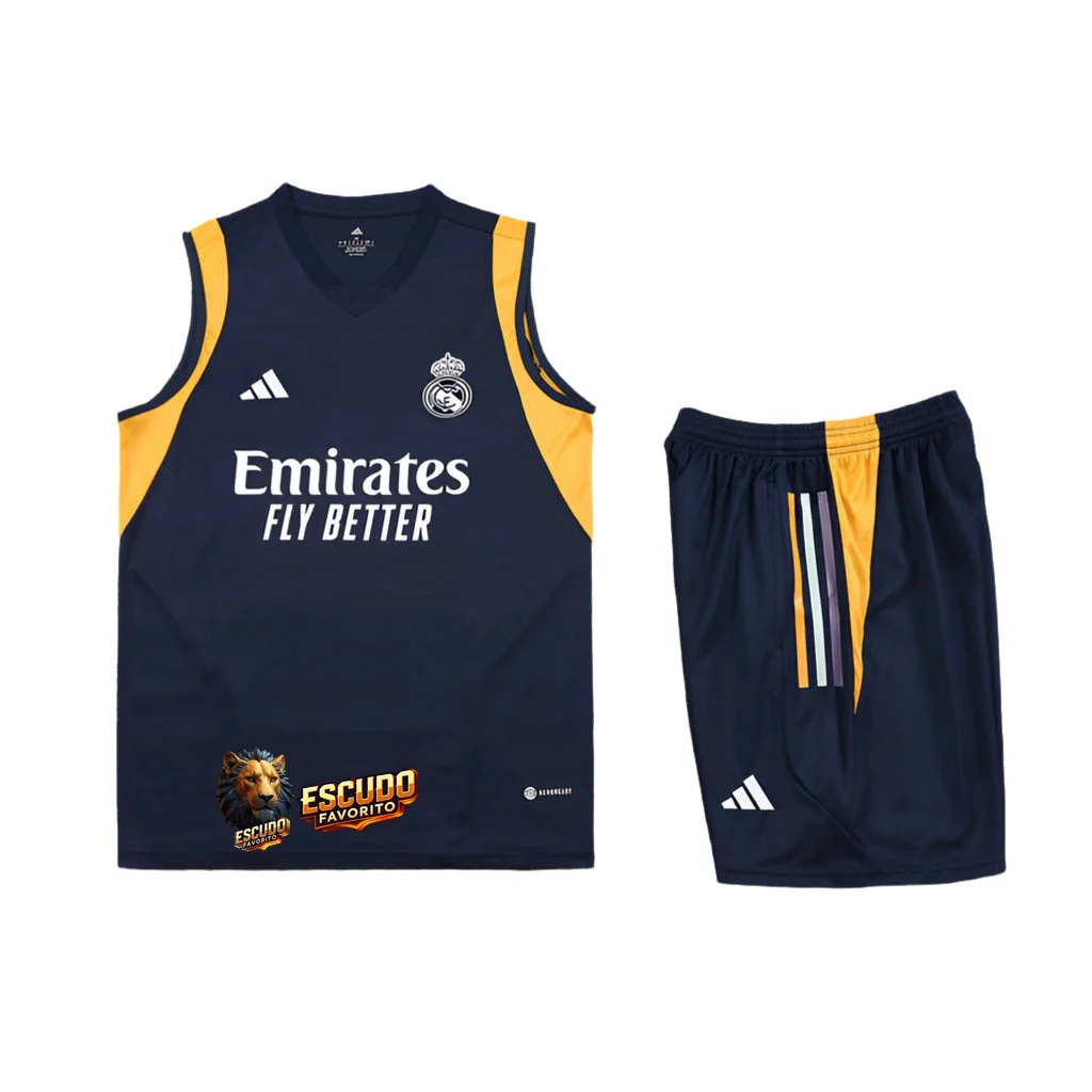 CONJUNTO SIN MANGAS REAL MADRID ENTRENAMIENTO III 23/24 HOMBRE