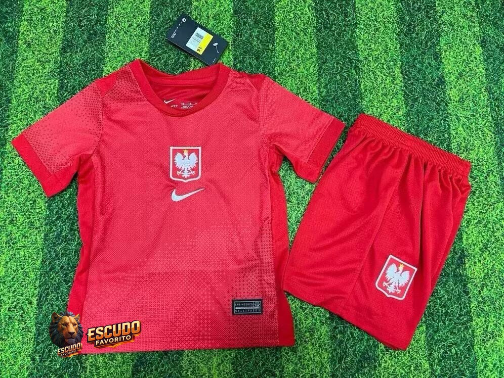 CAMISETA POLONIA I 2024 EQUIPACIÓN PARA NIÑOS