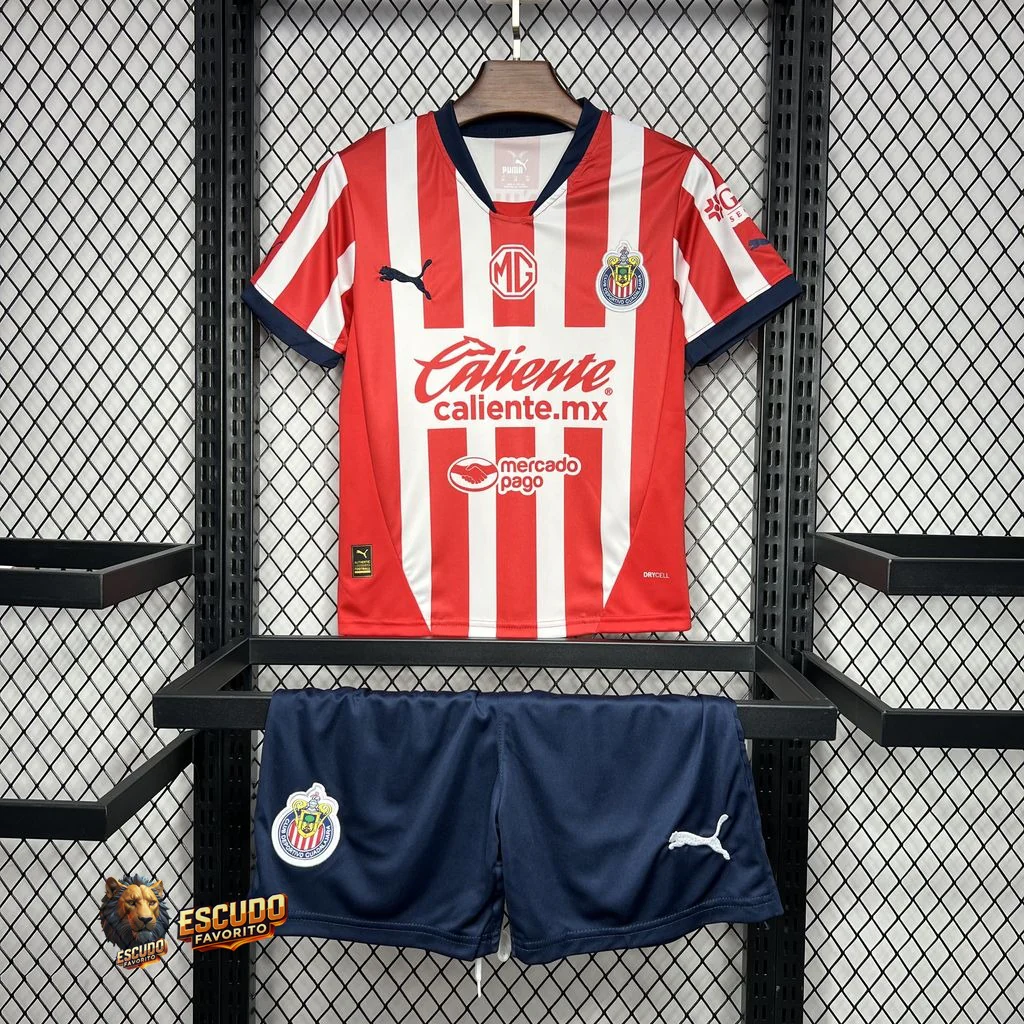 CAMISETA CHIVAS GUADALAJARA I 24/25 EQUIPACIÓN PARA NIÑOS