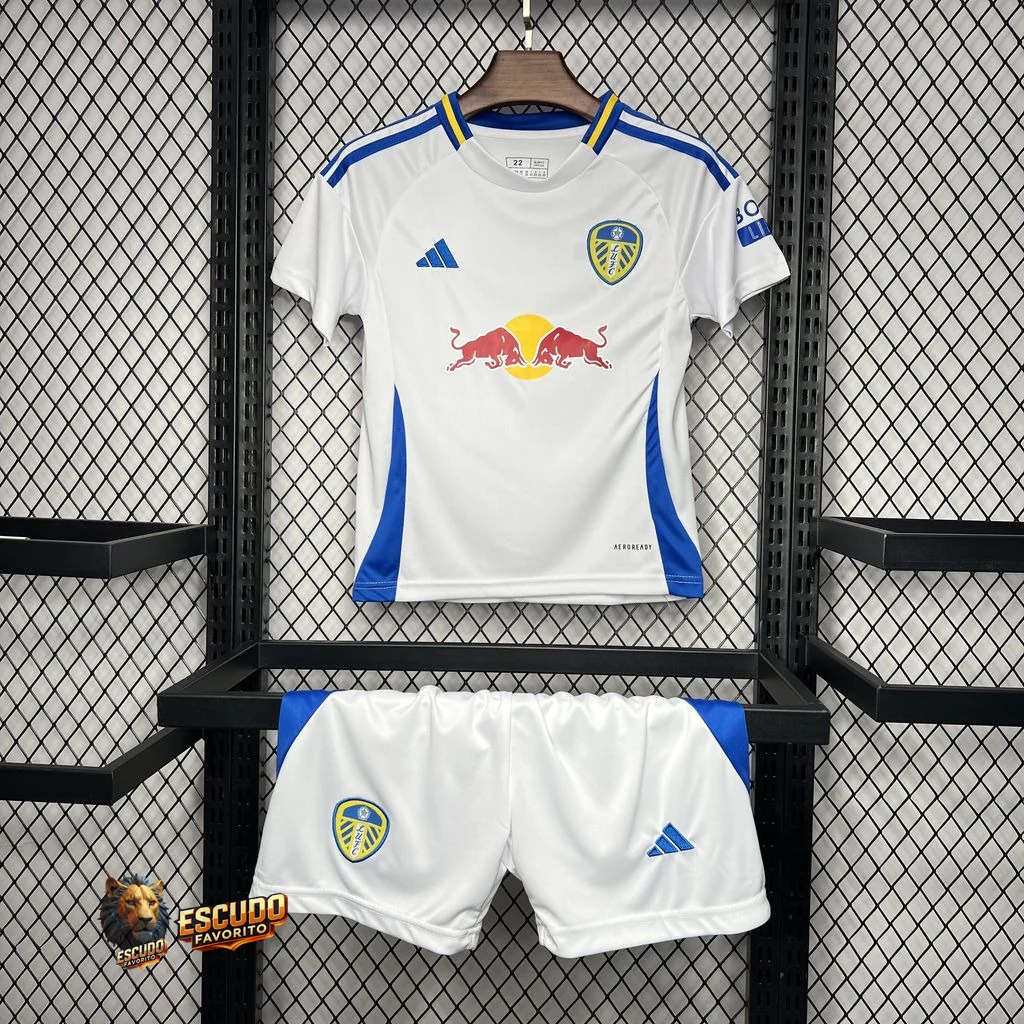 CAMISETA LEEDS UNITED I 24/25 EQUIPACIÓN PARA NIÑOS
