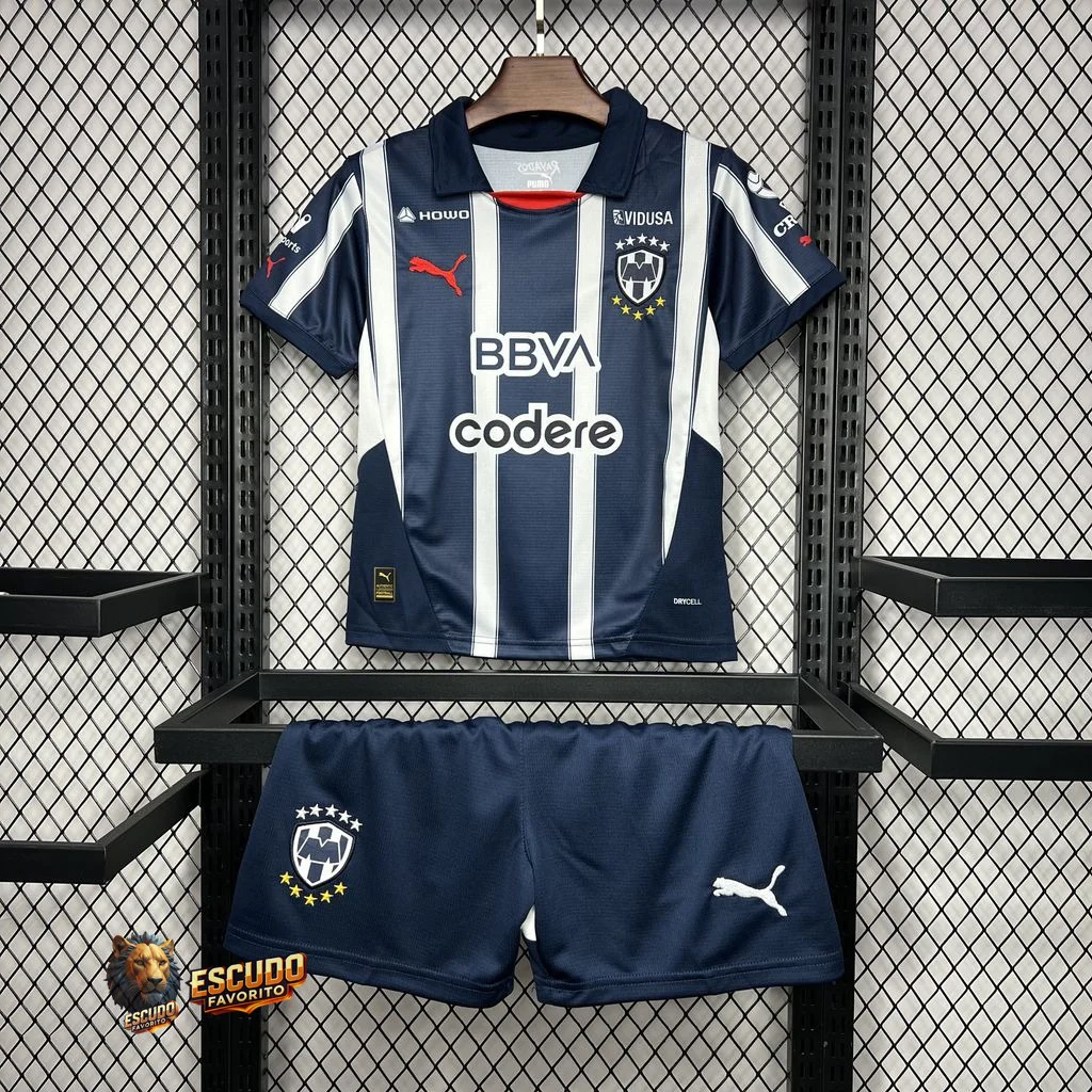 CAMISETA MONTERREY I 24/25 EQUIPACIÓN PARA NIÑOS