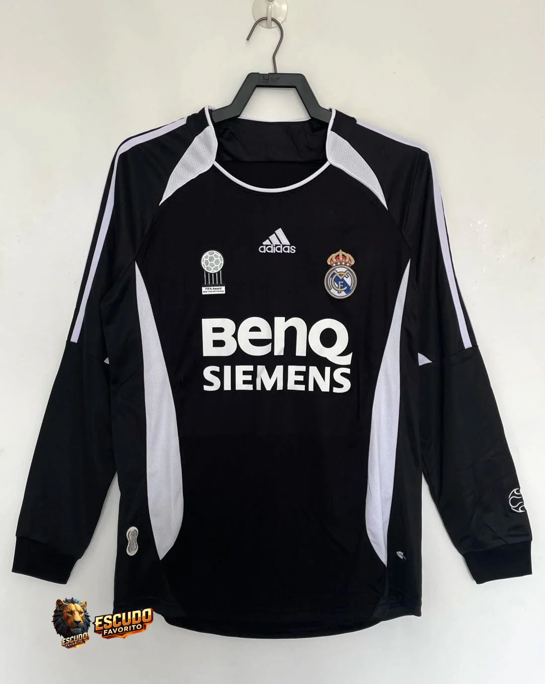 CAMISETA REAL MADRID II 06/07 HOMBRE (RETRO) MANGA LARGA
