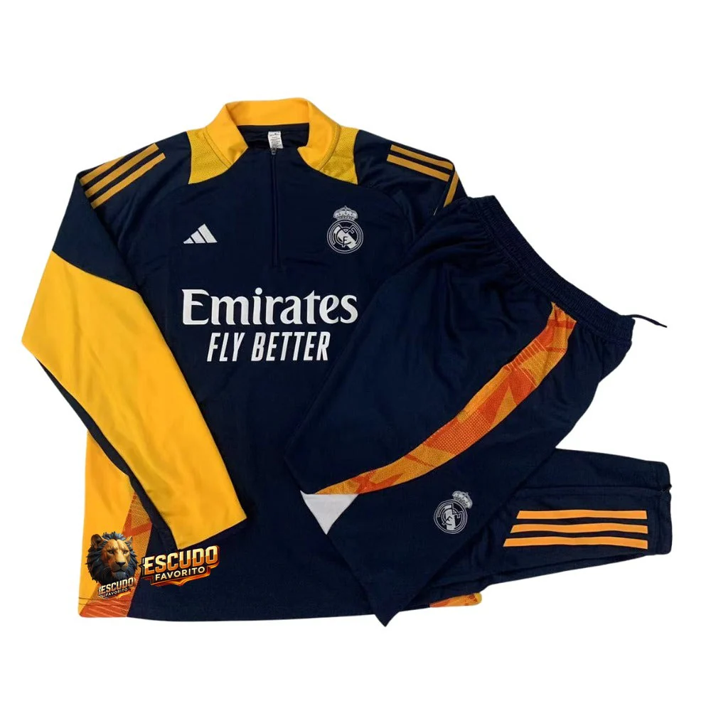 CONJUNTO LARGA REAL MADRID ENTRENAMIENTO XVI 24/25 HOMBRE
