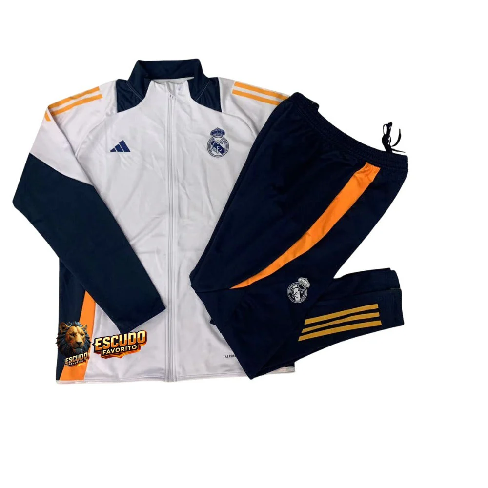 CONJUNTO LARGA REAL MADRID ENTRENAMIENTO XV 24/25 HOMBRE