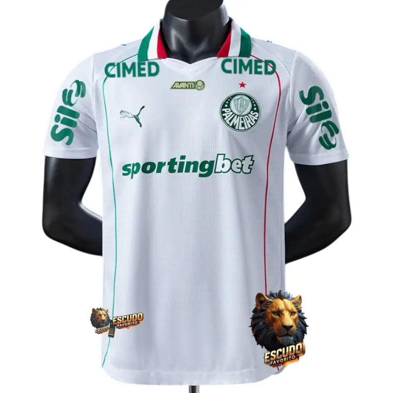 CAMISETA PALMEIRAS II 26/27 HOMBRE CON TODOS LOS PATROCINADORES (VERSIÓN JUGADOR)