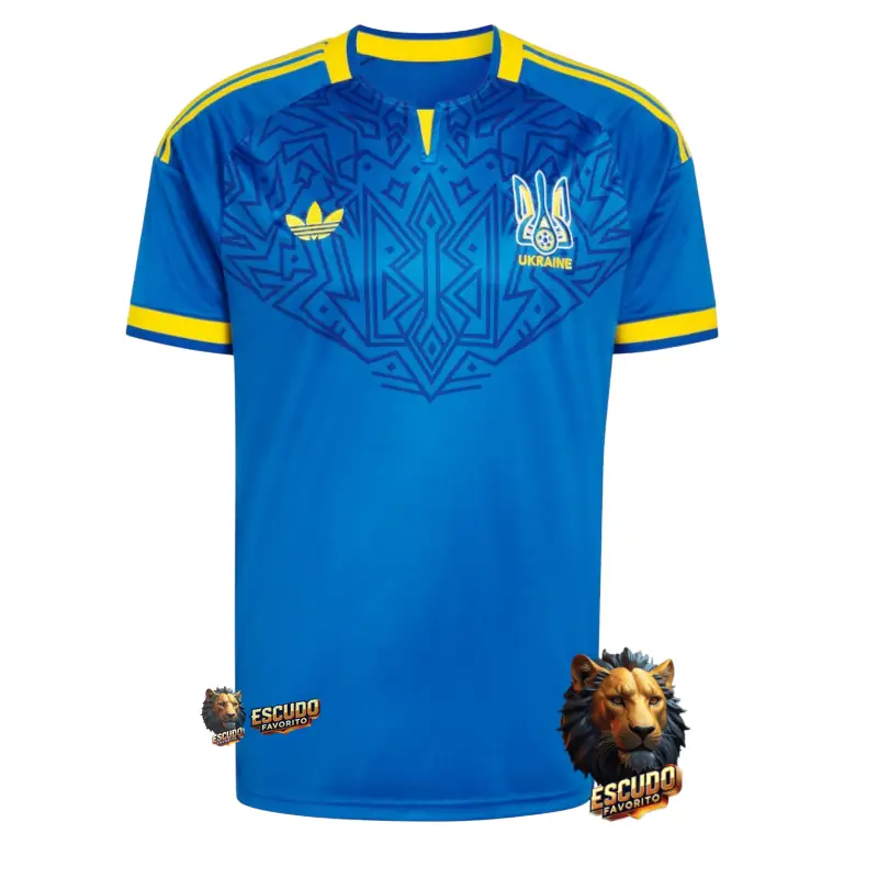 CAMISETA UCRANIA II 2026 MUNDIAL AZUL HOMBRE