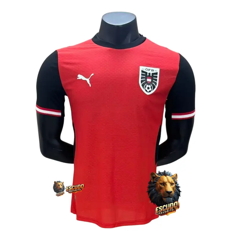 CAMISETA AUSTRIA I MUNDIAL 2026 HOMBRE (VERSIÓN JUGADOR)