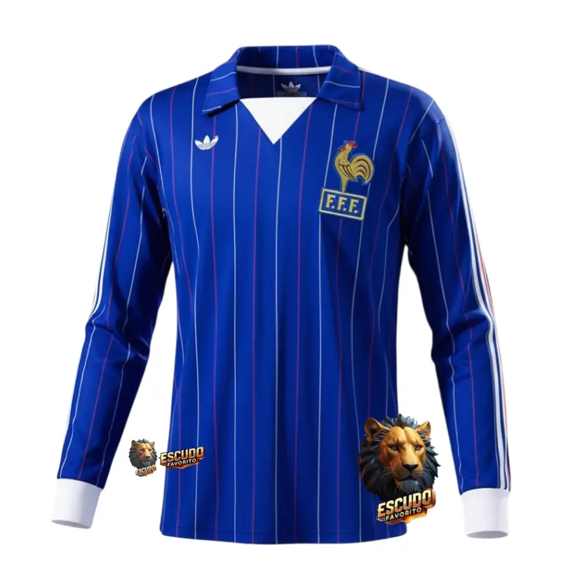 FRANCIA I 80/82 RETRO HOMBRE MANGA LARGA