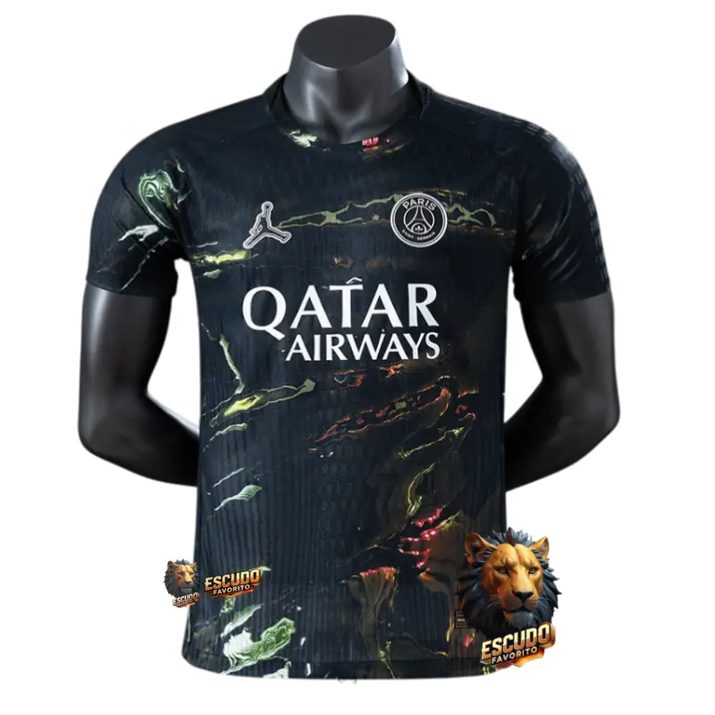CAMISETA PSG NEGRA 26/27 HOMBRE (VERSIÓN JUGADOR)